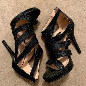 Sparkly Black Shoes